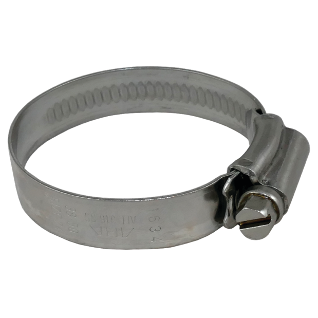 main view of Scandvik 316 SS Premium Solid Band Hose Clamps