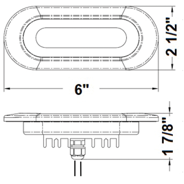 Flush Mount LED Spreader Light