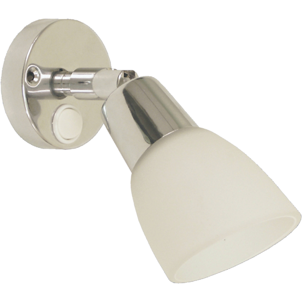 Frosted Glass Shade Cabin & Reading Light