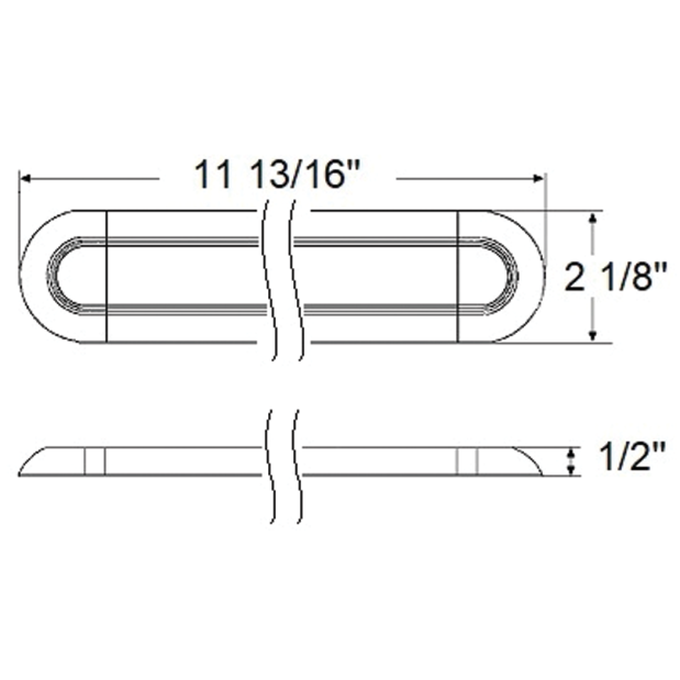 LED Rail Light - 12"