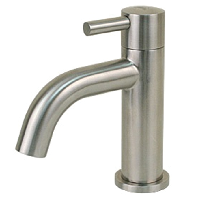 Nordic SS Brushed Basin Cold Water Tap - 4-7/8" x 5-1/4"