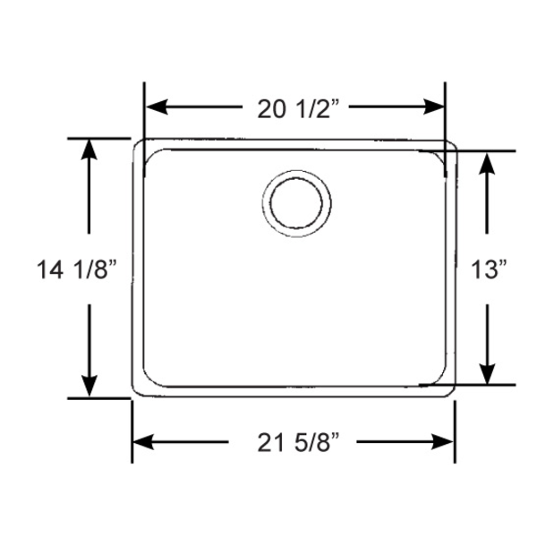 Rectangular Sink
