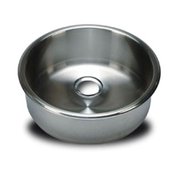 102441 of Scandvik Round Sink - Brushed Finish, 18/10 Stainless Steel