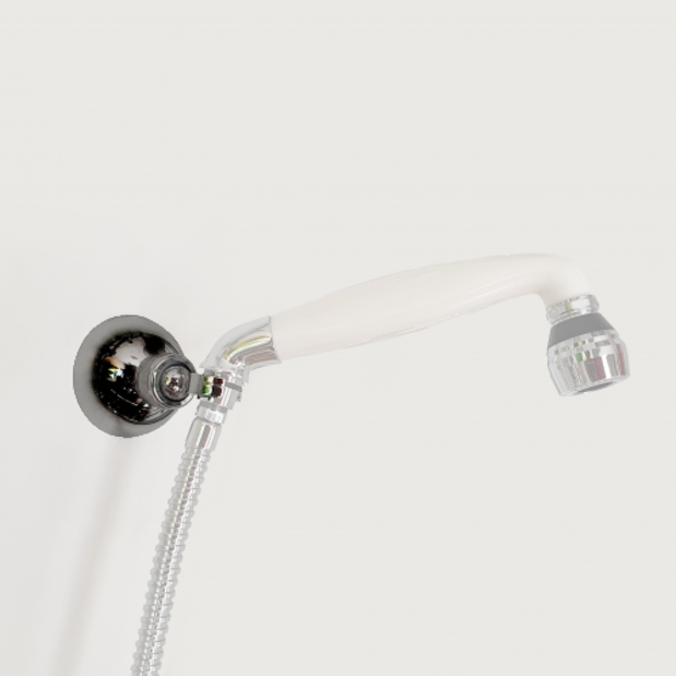 in use of Scandvik Shower Handle Holder