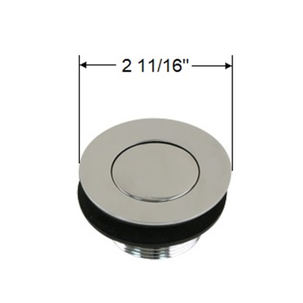 dia of Scandvik Sink Drain with Flip Stopper