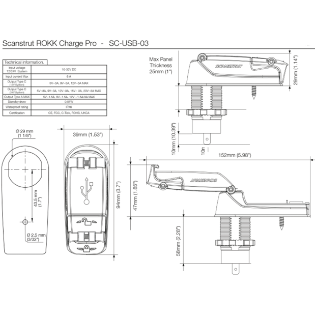 ROKK Charge Pro