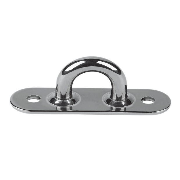 2-1/4" Long of Schaefer Marine Welded Pad Eyes - 304 Stainless Steel