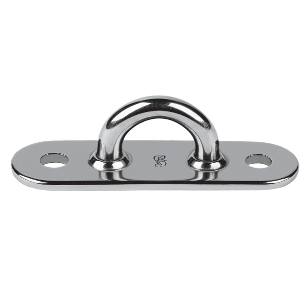 4-1/4" Long of Schaefer Marine Welded Pad Eyes - 304 Stainless Steel