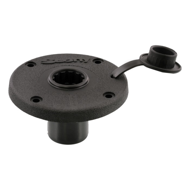 Round Flush Deck Mount