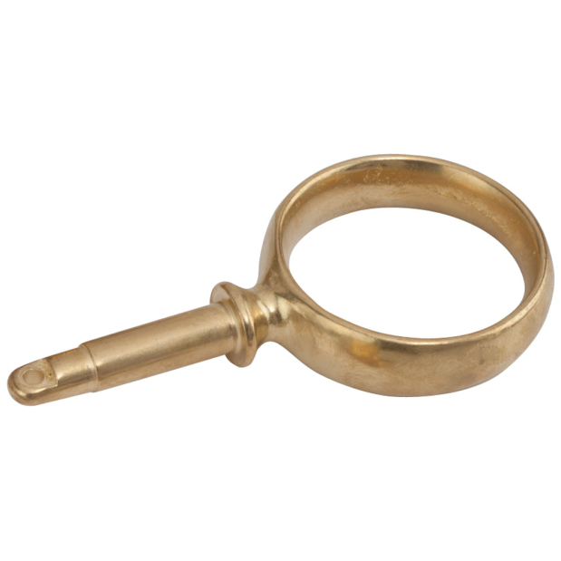 Sea-Dog Line 2-1/4" Round Horn Oarlocks - Brass, 1/2" Shank