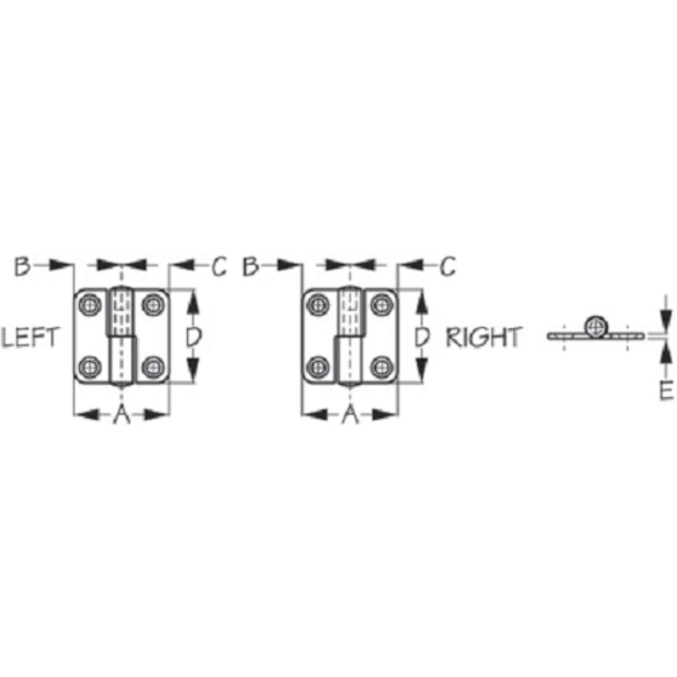 Take-Apart Hinge Diagram