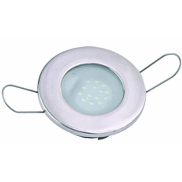 Sea-Dog Line 3-3/16" LED Recessed Mount Overhead Light - Brushed Stainless Trim