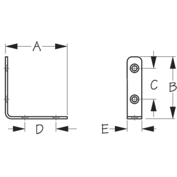 90&deg; Angle Bracket