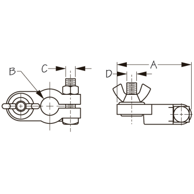Battery Terminal - Wing Nut