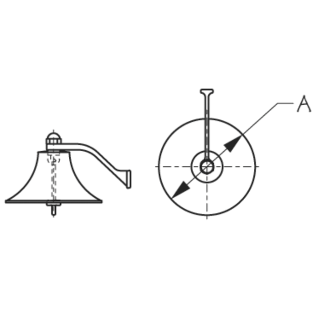 Bells  - Cast Polished Brass or Chrome