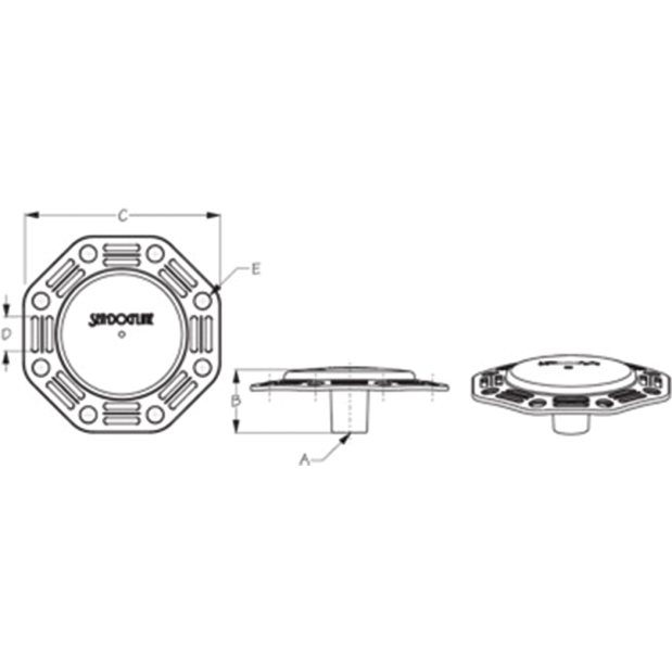 Dimensions of Sea-Dog Line Boat Hook Mooring Cover Support Crown