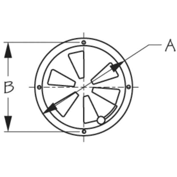 Butterfly Vent with Side Knob