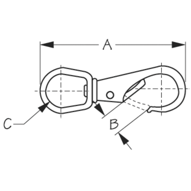 Swivel Eye Boat Snap