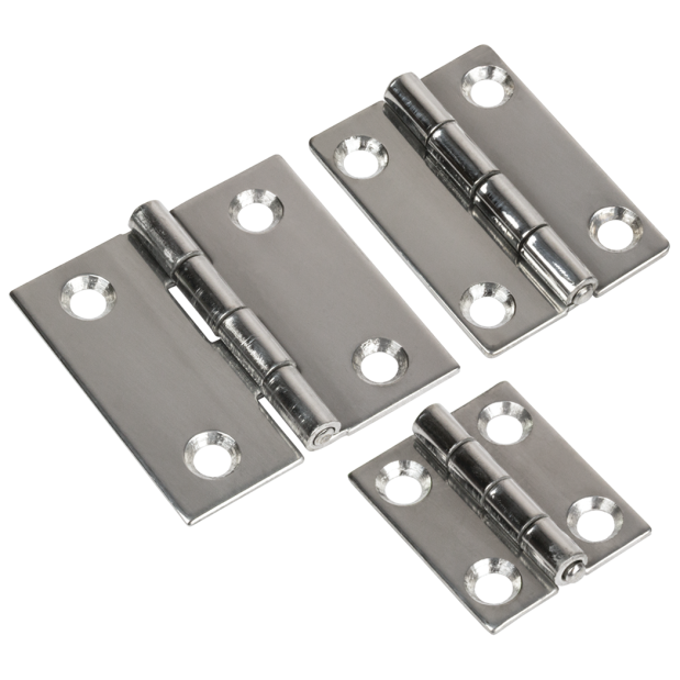 Dampening Butt Hinge, 4 Hole
