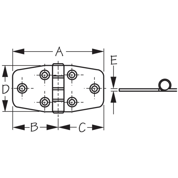 Dampening Door Hinge