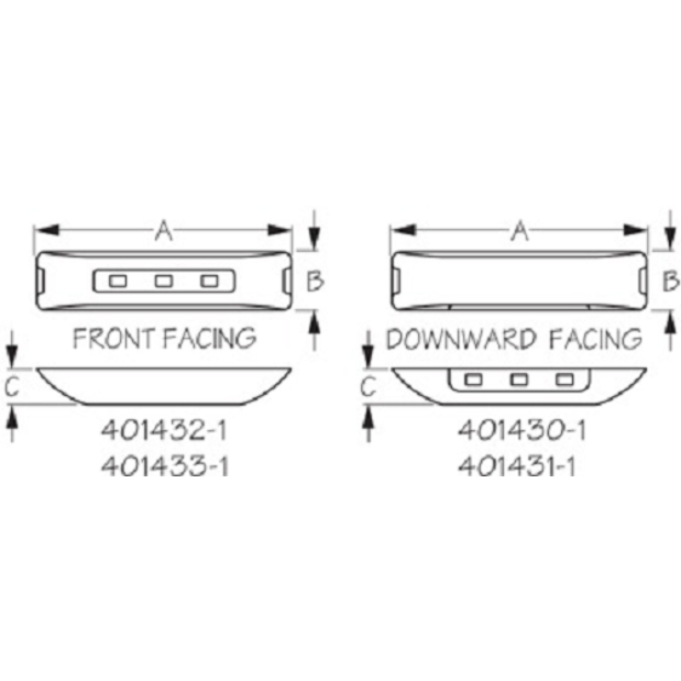 Deluxe LED Courtesy Light - Small