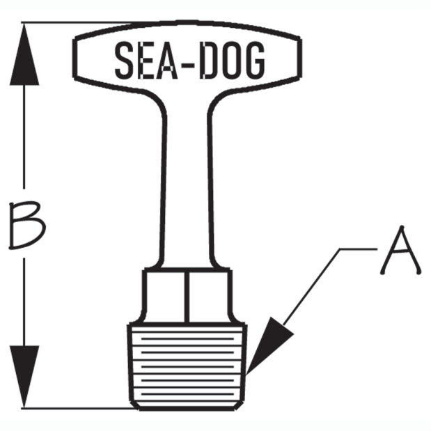 Garboard Drain T-Handle Plug