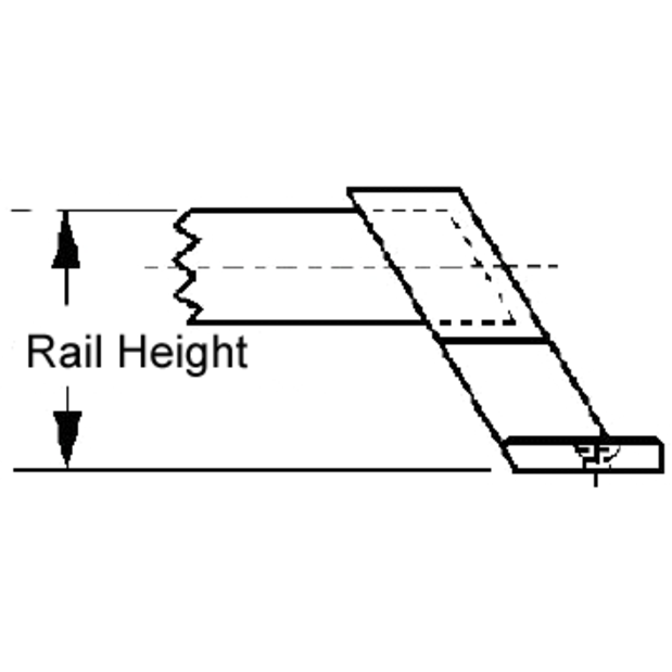 Hand Rail Fittings - 60º Center