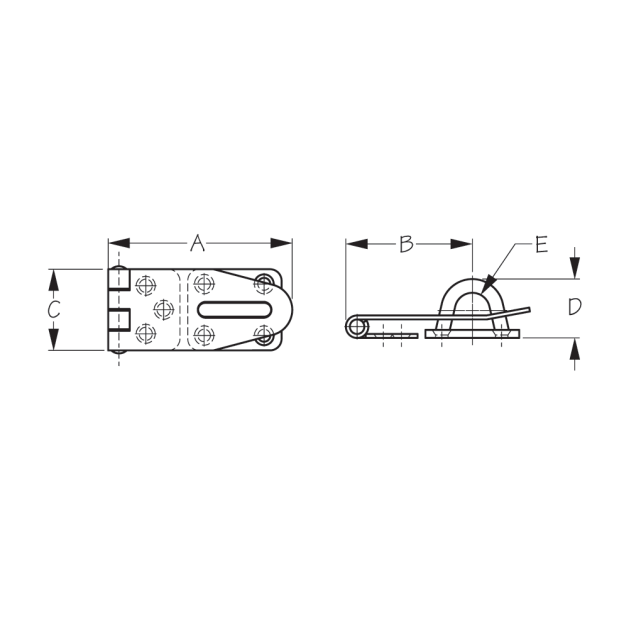 Heavy Duty Hasp