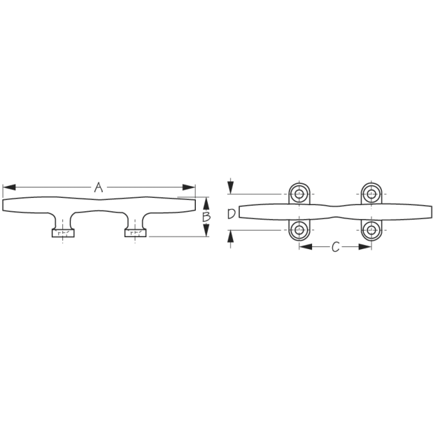 Heavy Duty Open Base Cleat