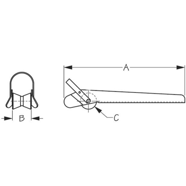 Medium Anchor Bow Roller