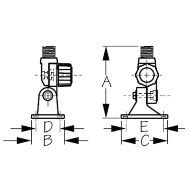 Open Base Antenna Mount