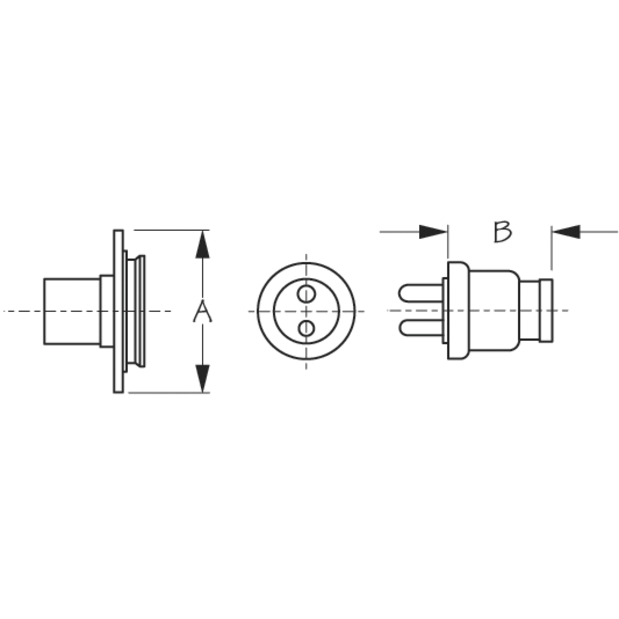 Polarized Cable Outlet 12-Volt