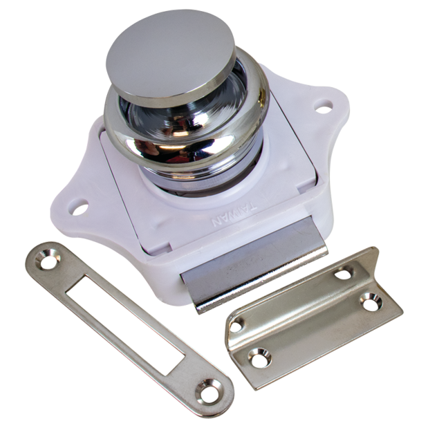 Push Button Rim Latch