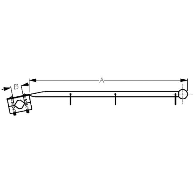 Rail Mount Flagpole