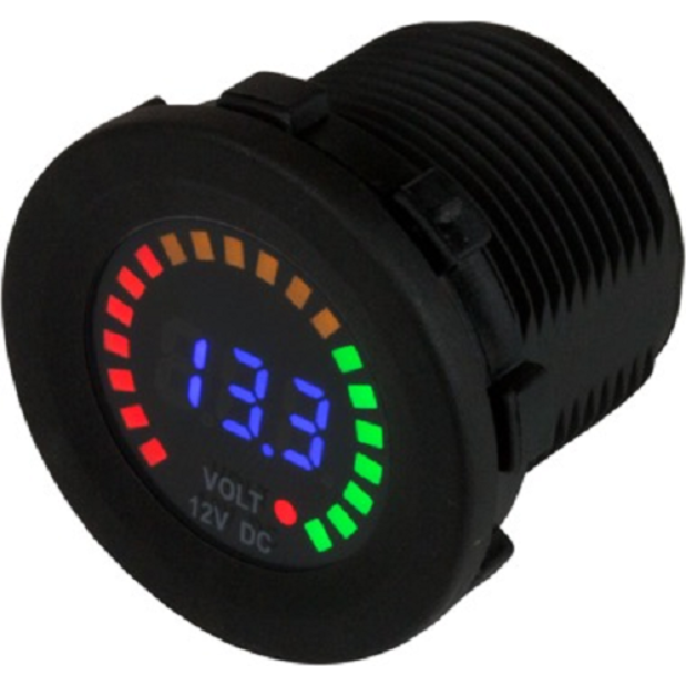 Rainbow Display Digital Voltmeter