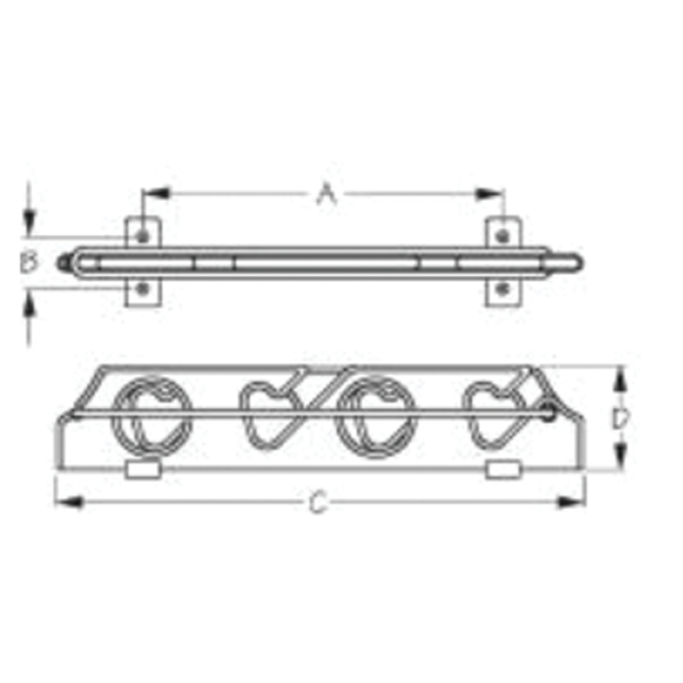 Rod Storage Rack