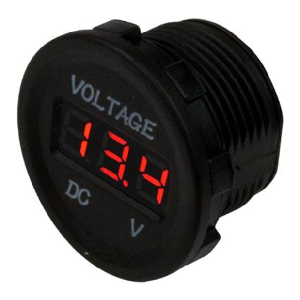 421615 of Sea-Dog Line Round Digital Voltage Meter - 4-30V DC