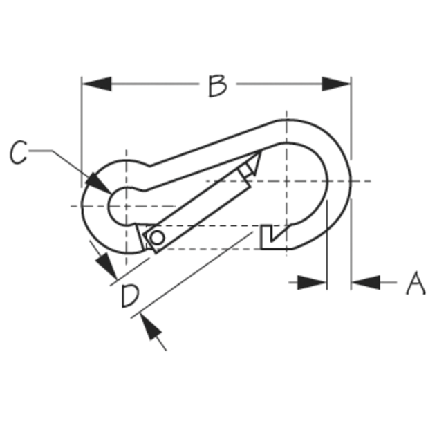 Mild Steel Snap Hook