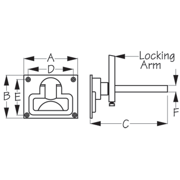 Hatch Handle &amp; Latch