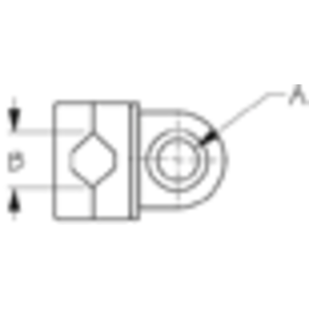 Stanchion Mount Fairlead with Stainless Insert