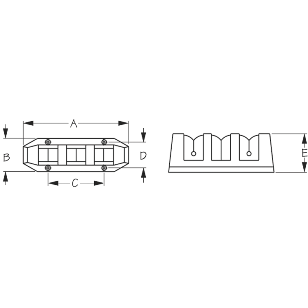 Three Rod Storage Rack