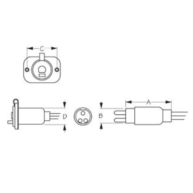 Trolling Motor Receptacle &amp; Plug