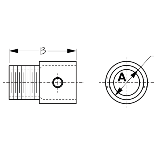 Tubing Mounted Antenna Base