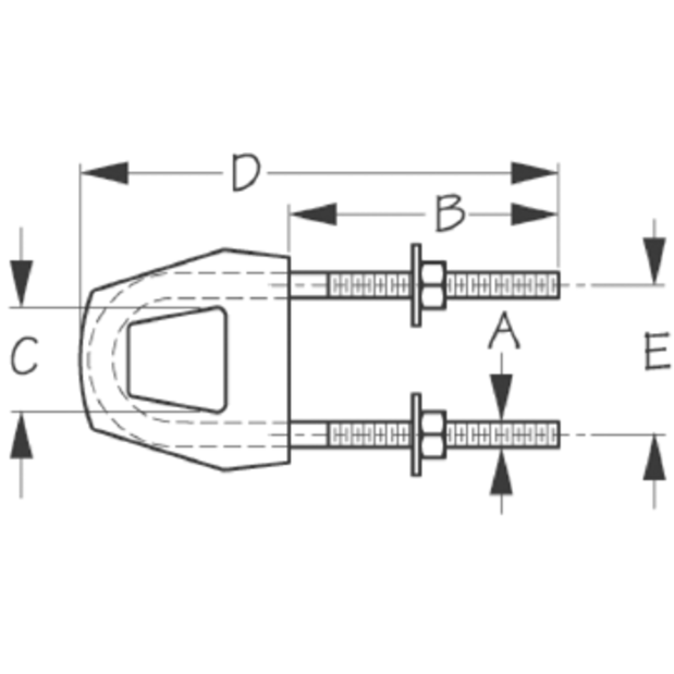 Twin Shank Bow Eye