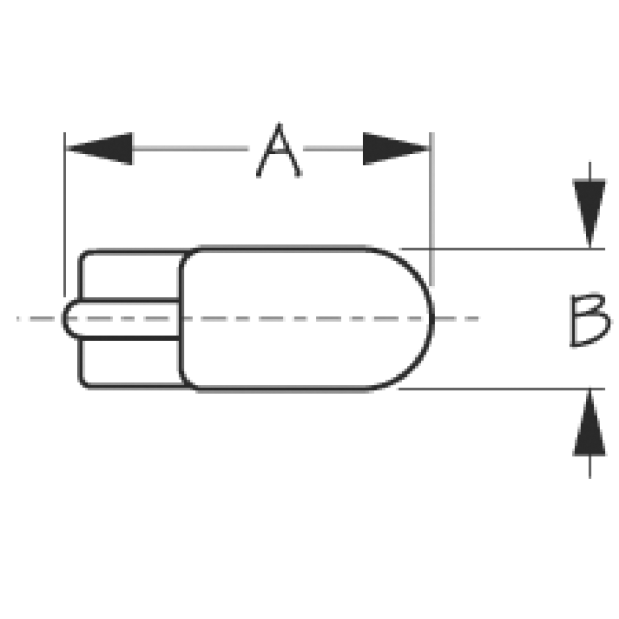 Wedge Base Light Bulb