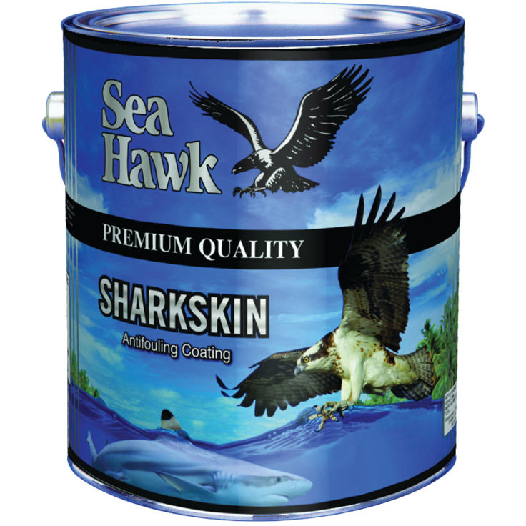 main view of Sea Hawk Yacht Finishes Sharkskin - Hard Modified Epoxy Antifouling Paint
