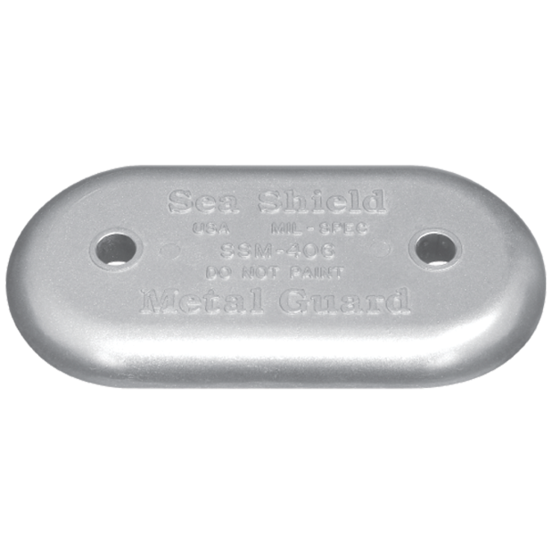 Oval Streamline Plate Anode - Aluminum