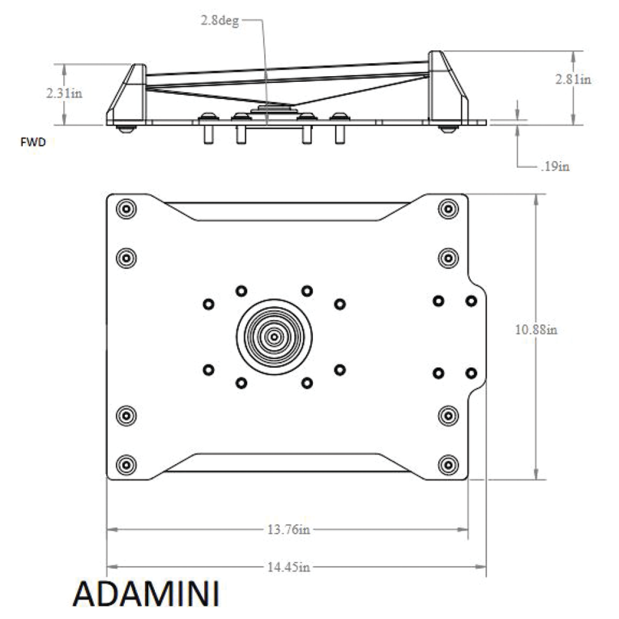 Starlink MINI Modular Top Plate