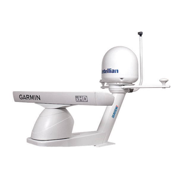 in use of Seaview Dual Mount - for Open Array Radar & Satdome