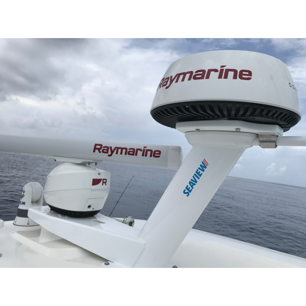 23-1/2" Dual Mount - for Open Array Radar and a Satdome or Camera